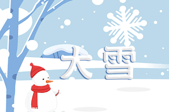 大雪：雪花簌簌 大地渐冻